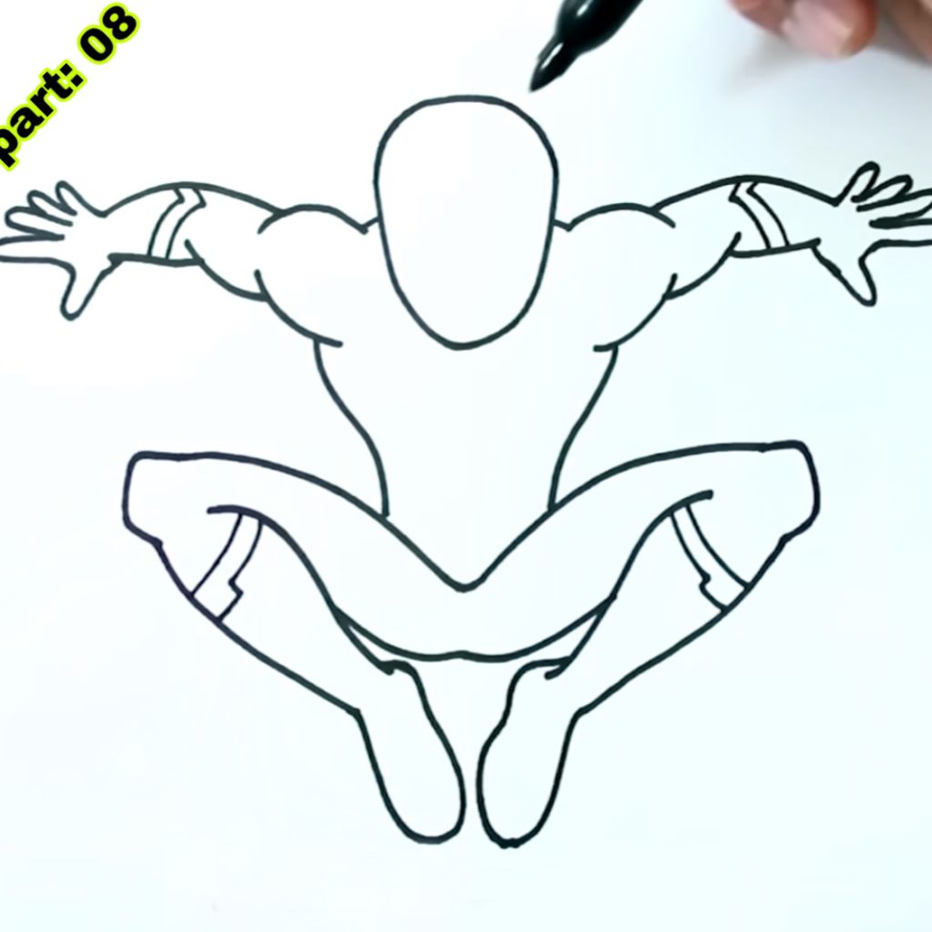 Spider Man Drawing