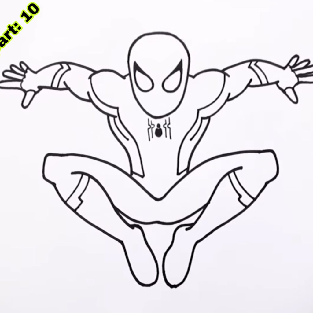 Spider Man Drawing