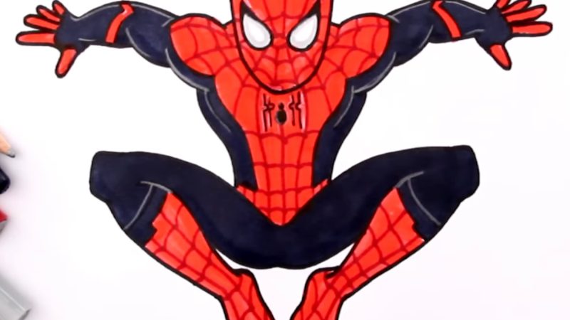 Spider Man Drawing