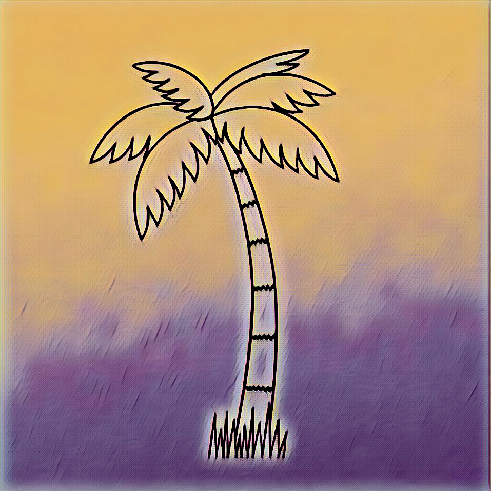 Palm Tree Drawing