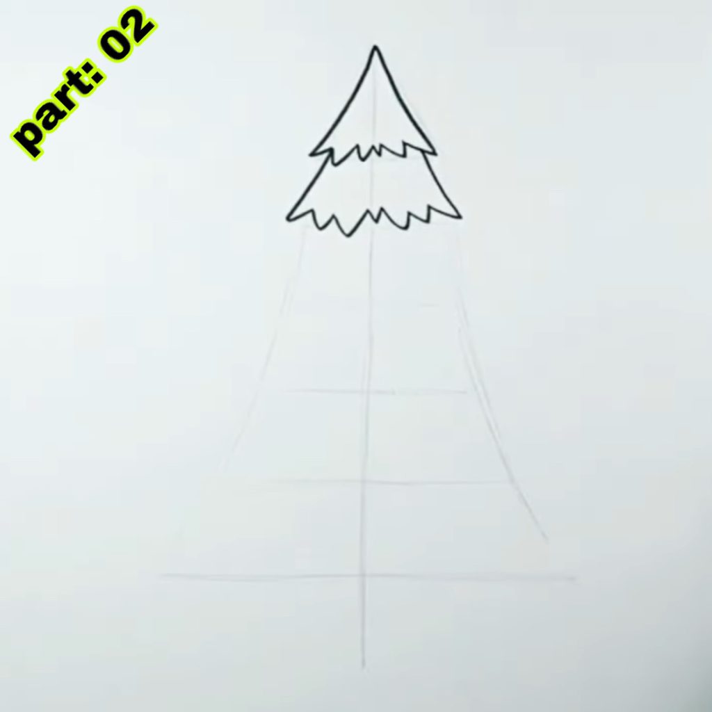 Pine Tree Drawing