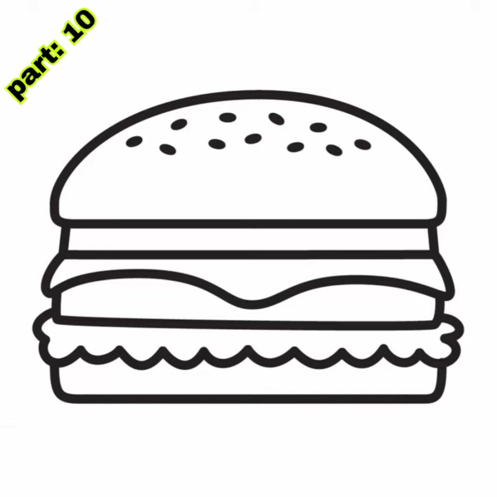 Burger Drawing