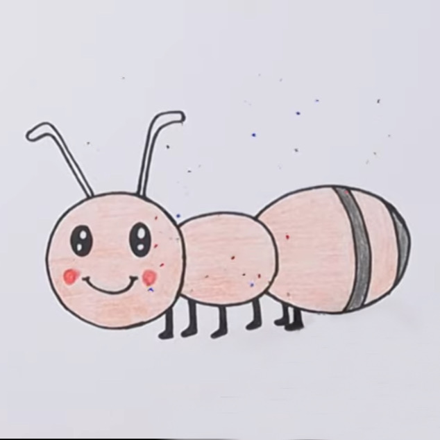 You are currently viewing Easy Ant Drawing for Kids in Just 4 Minutes