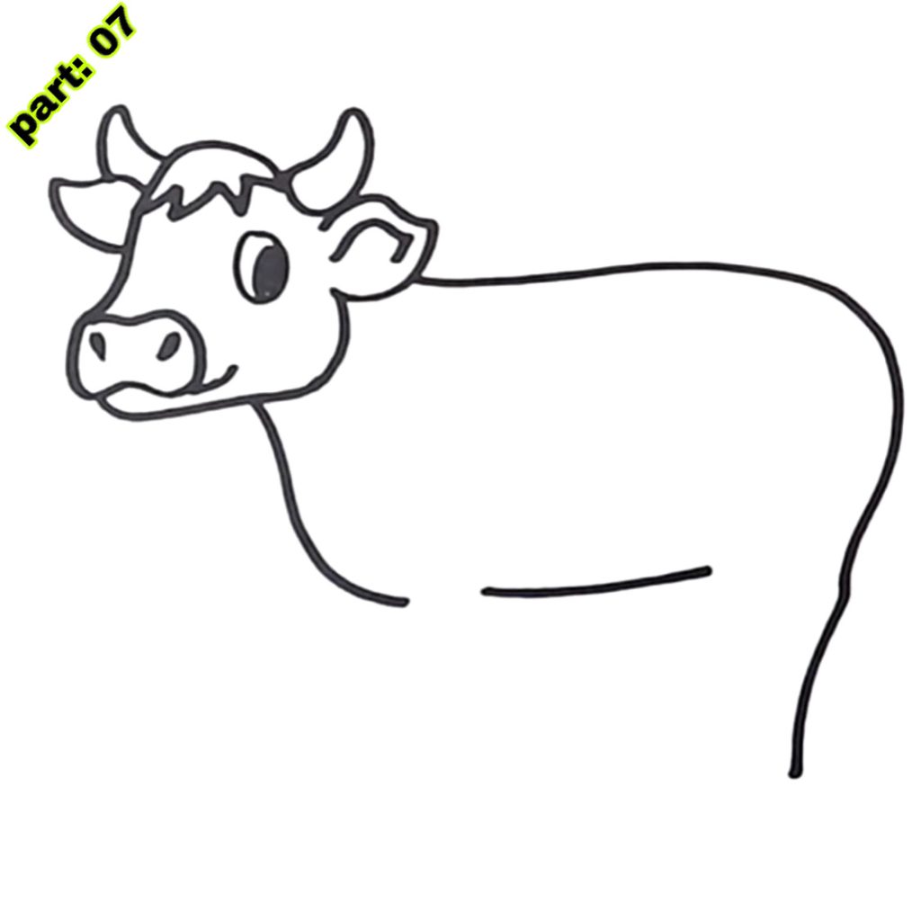 Cow drawing