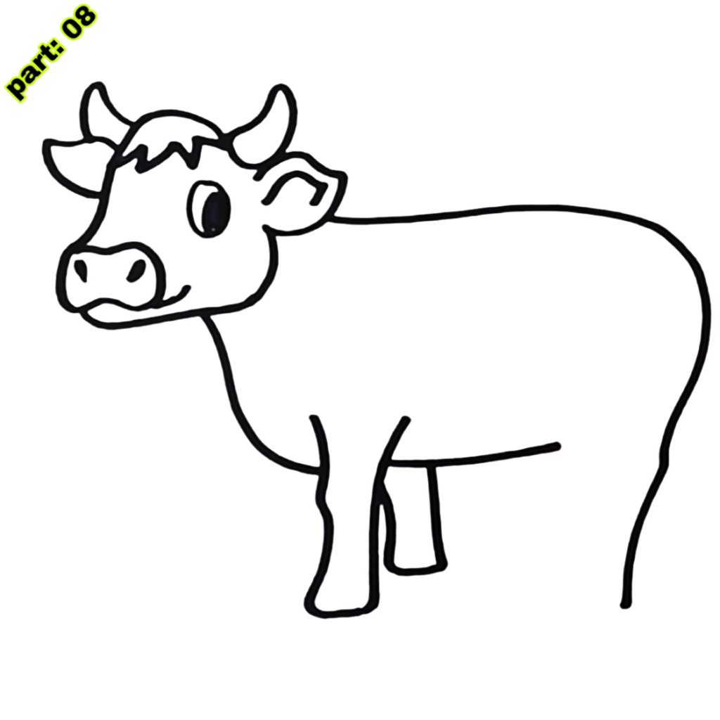 Cow drawing