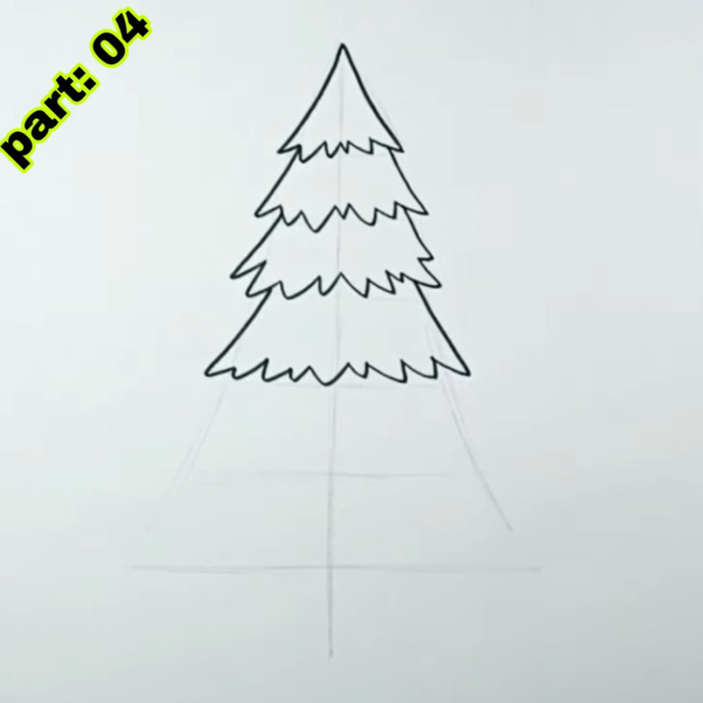 Pine Tree Drawing