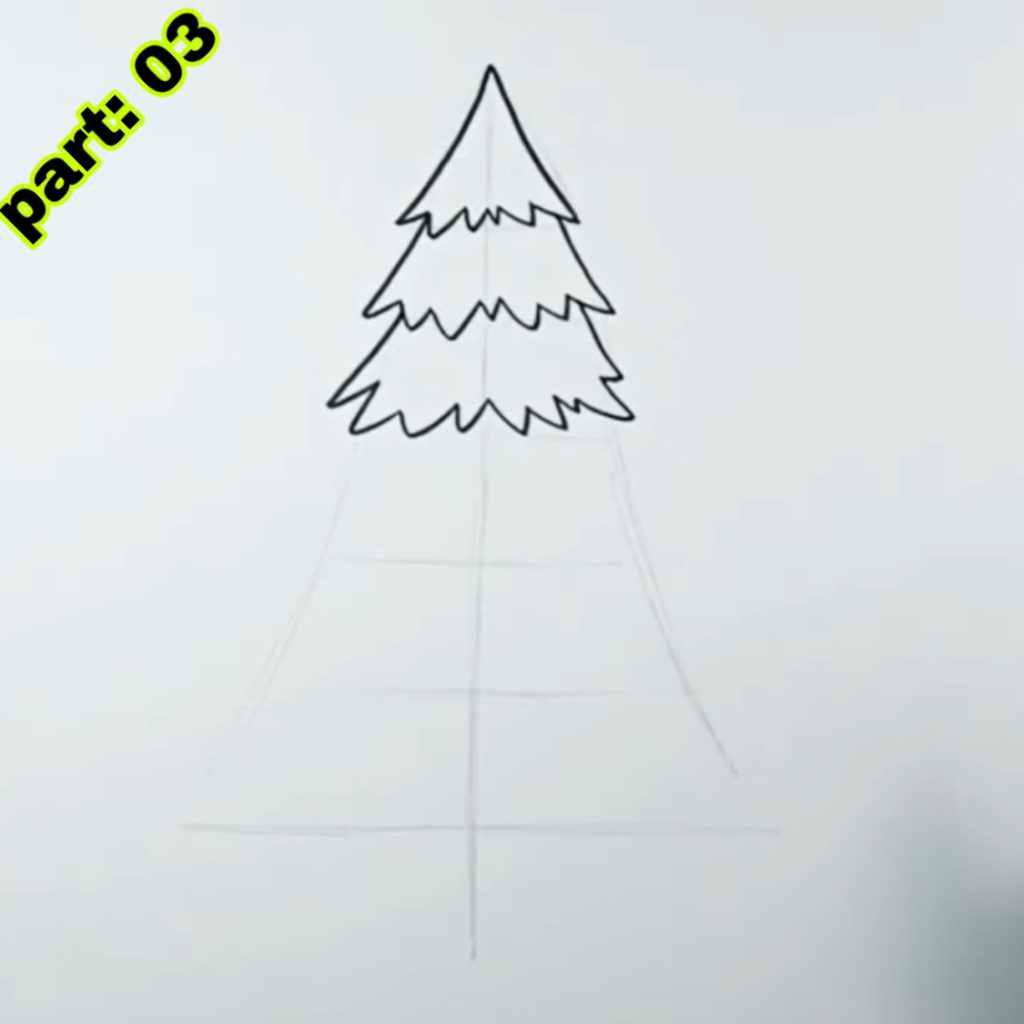 Pine Tree Drawing