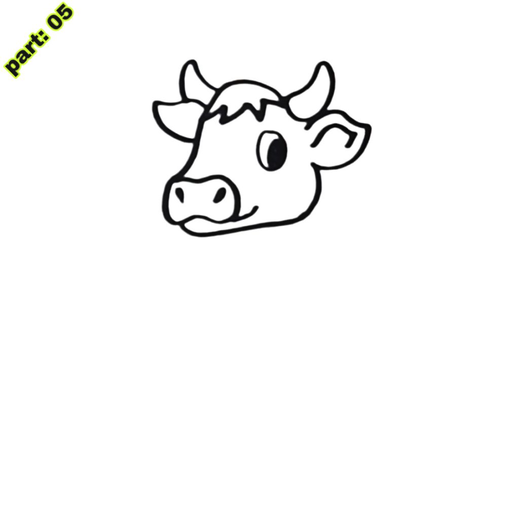 Cow drawing