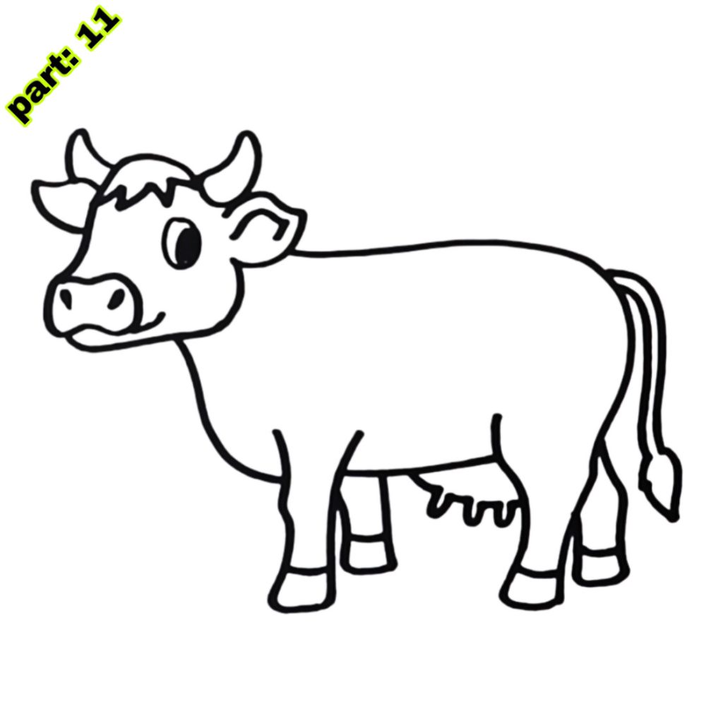 Cow drawing