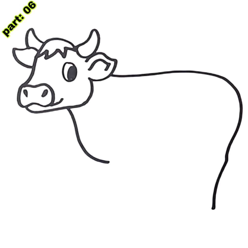 Cow drawing