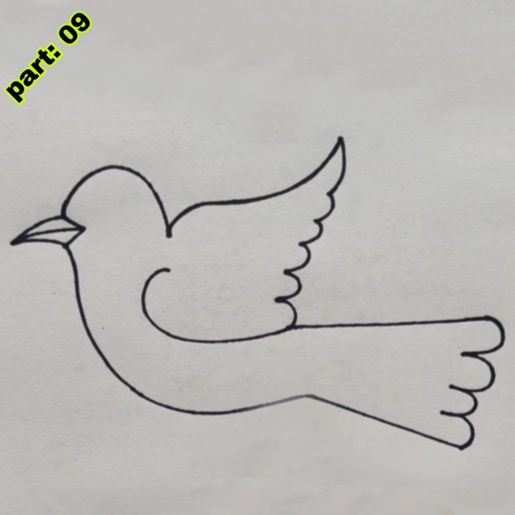 Flying Bird Drawing