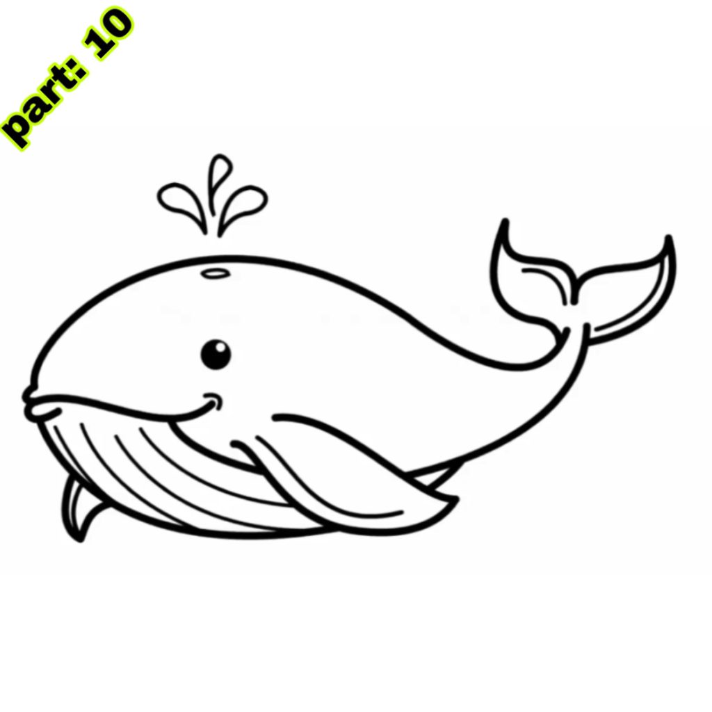 Whale Drawing