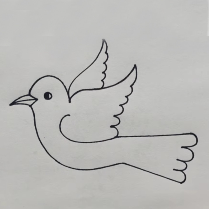 You are currently viewing A Delightful Flying Bird Drawing in 2023