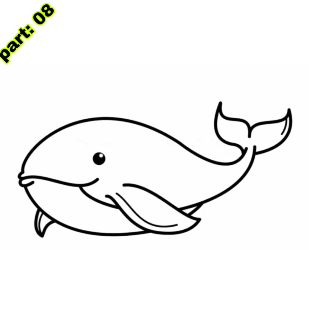 Whale Drawing