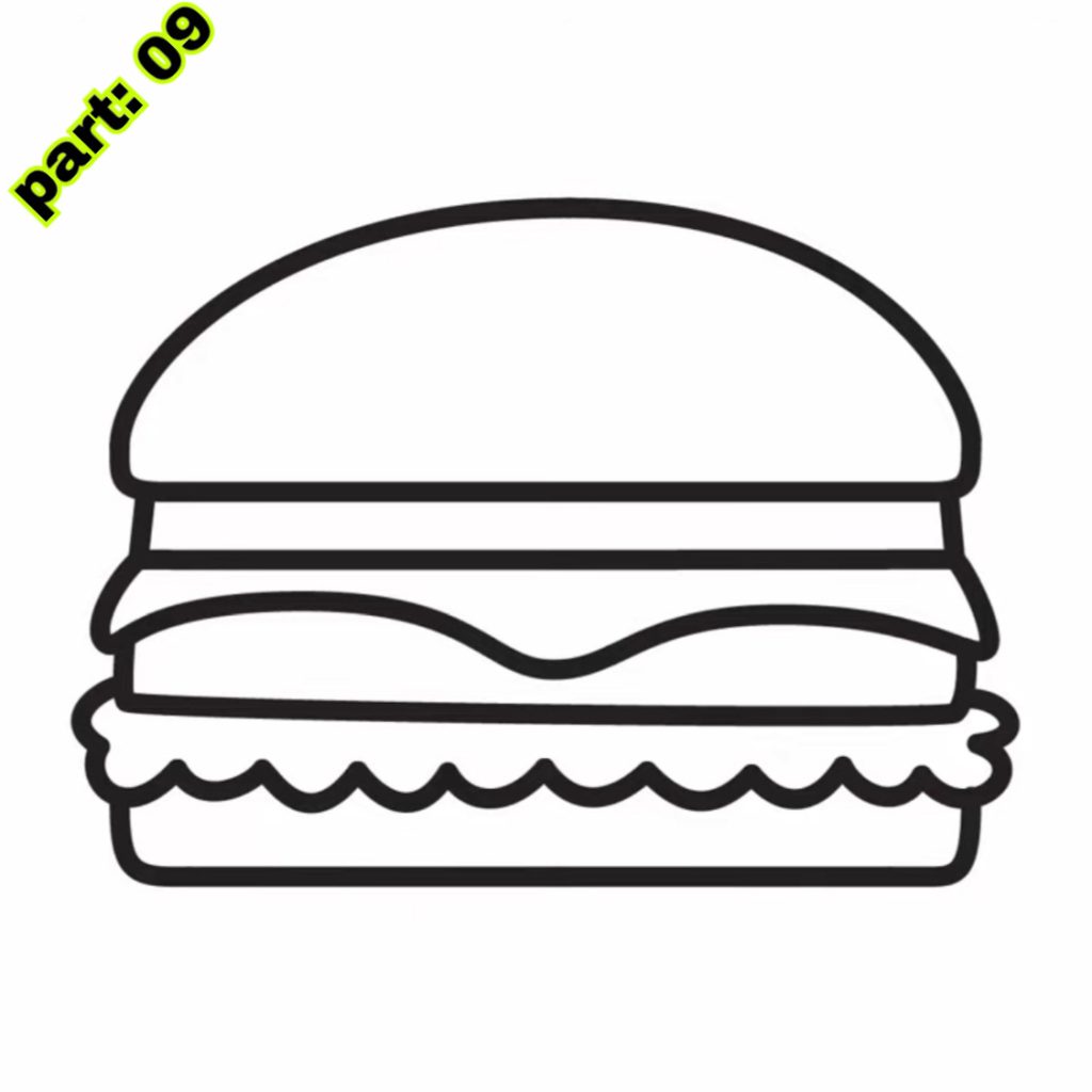 Burger Drawing