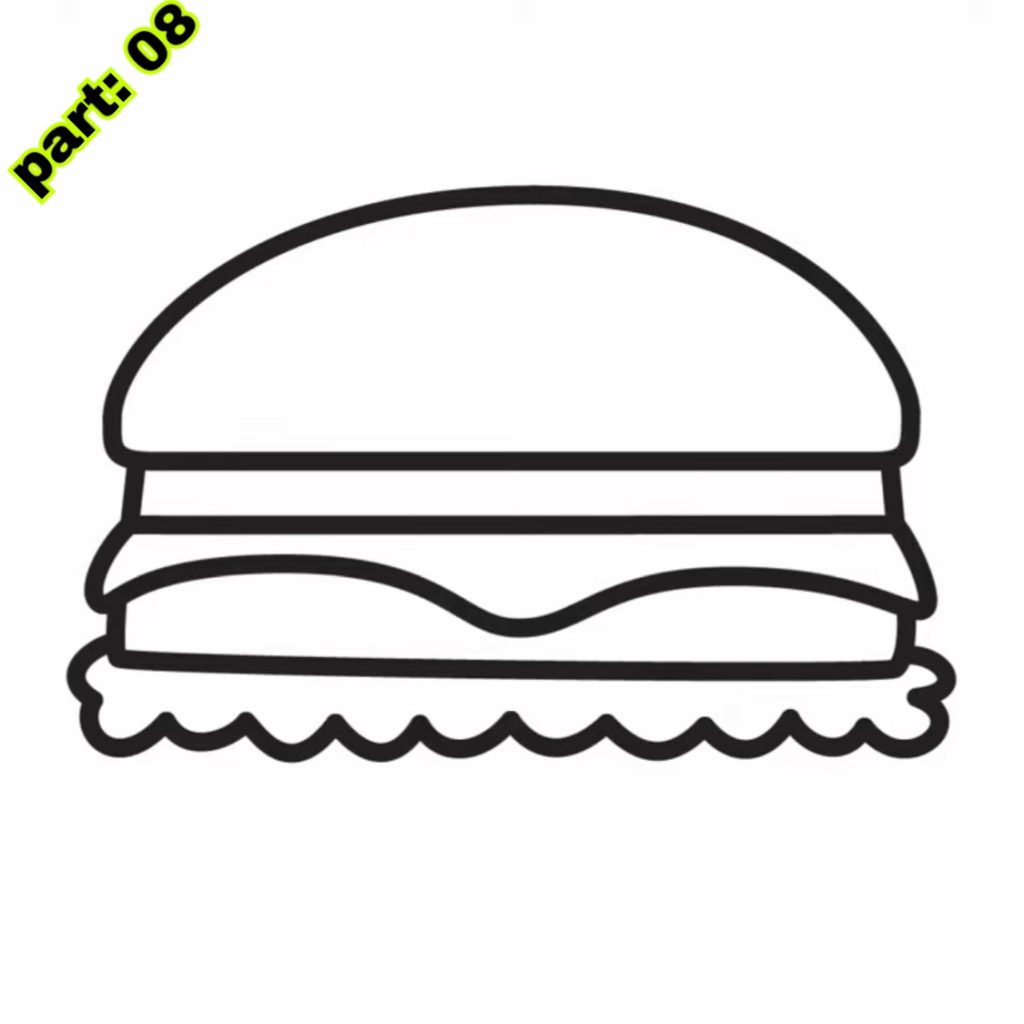 Burger Drawing