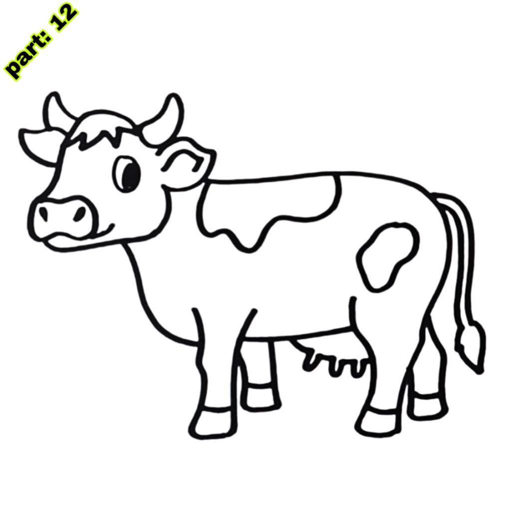 Cow drawing