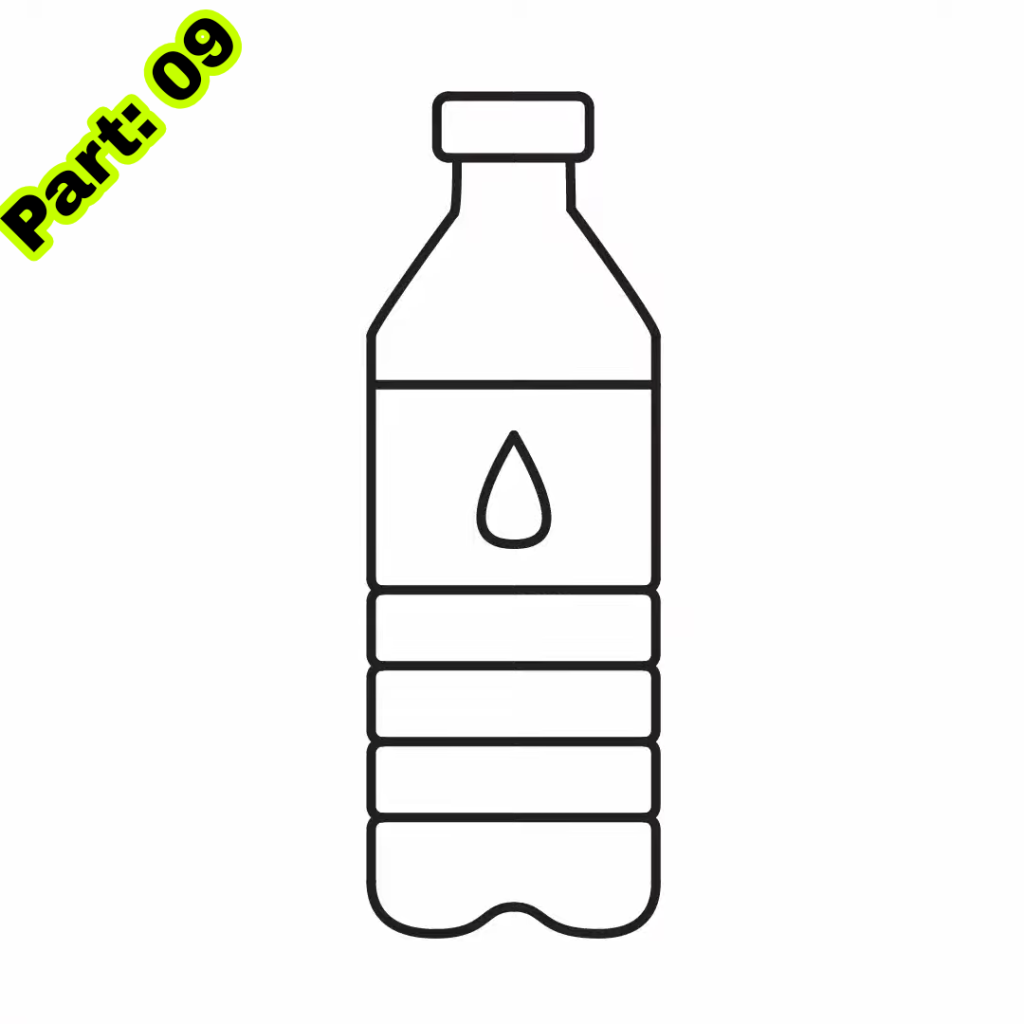 Water Bottle Drawing