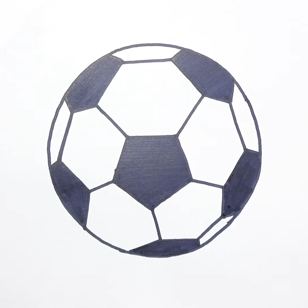 Read more about the article Stunning Football Drawing in just 5 Dots