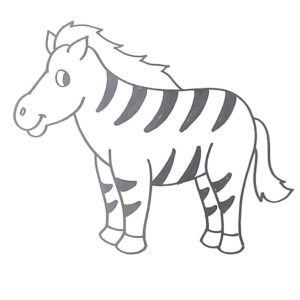 Read more about the article Amazing Zebra Drawing for Kids in 2023