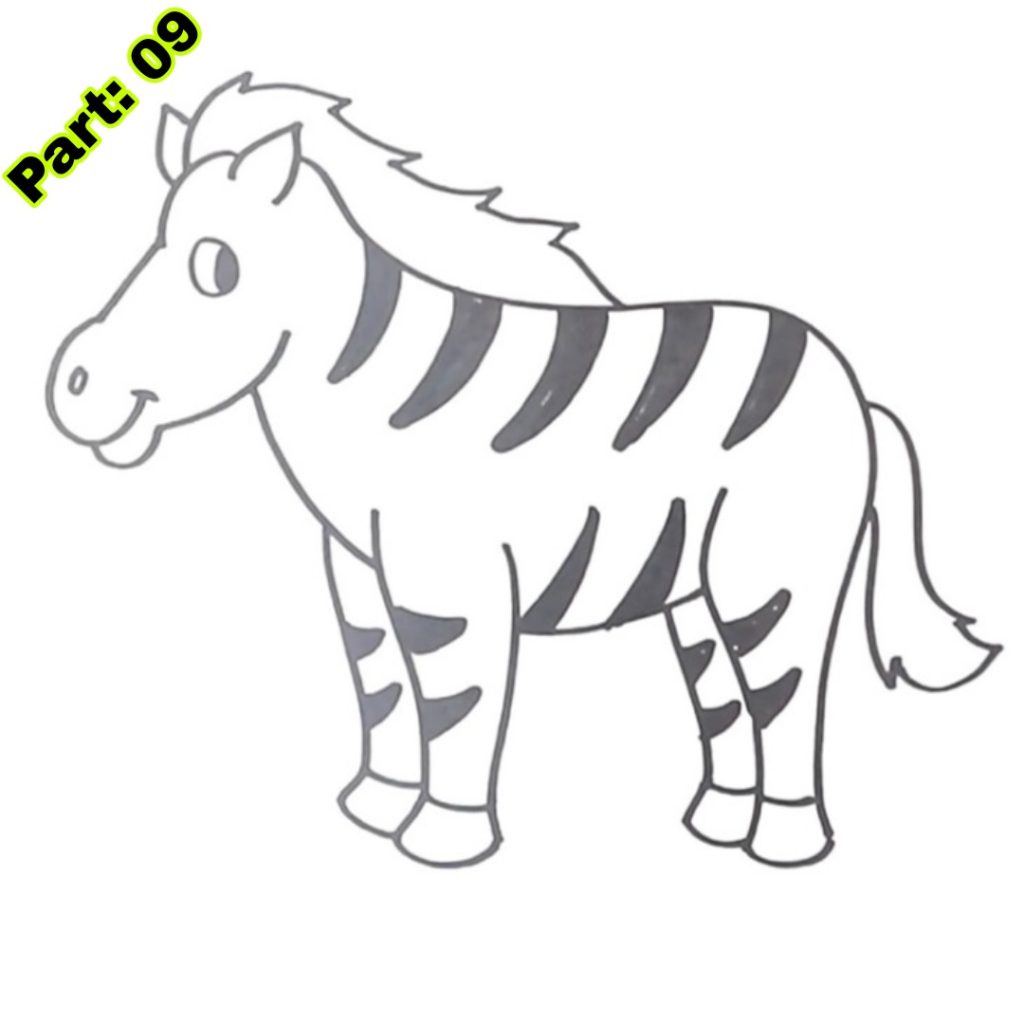 Zebra Drawing