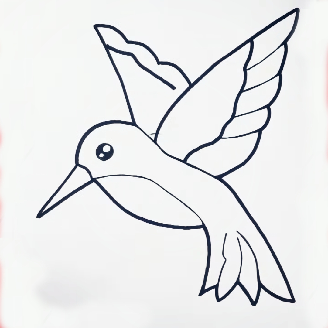 Read more about the article Beautiful Hummingbird drawing in 2023