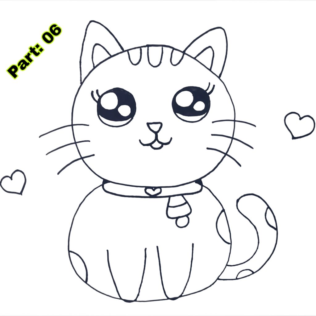 Easy Cat Drawing