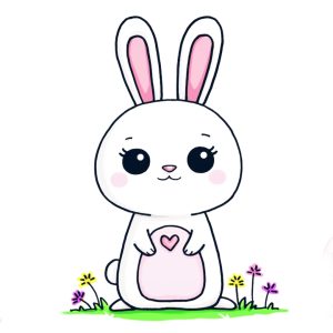 Read more about the article A Delightful Bunny Drawing in Just 3 Minutes