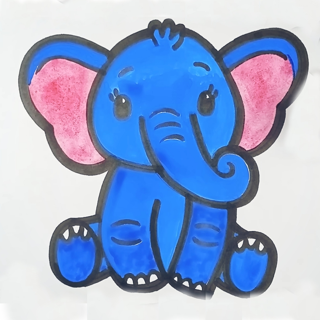 Read more about the article Easy Elephant Drawing in Just 3 Minutes