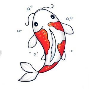 Read more about the article Stunning Koi Fish Drawing in 2023