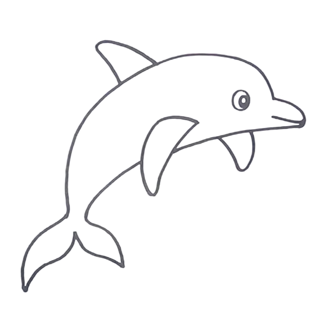 Read more about the article Easy Dolphin Drawing in Just 2 Minutes