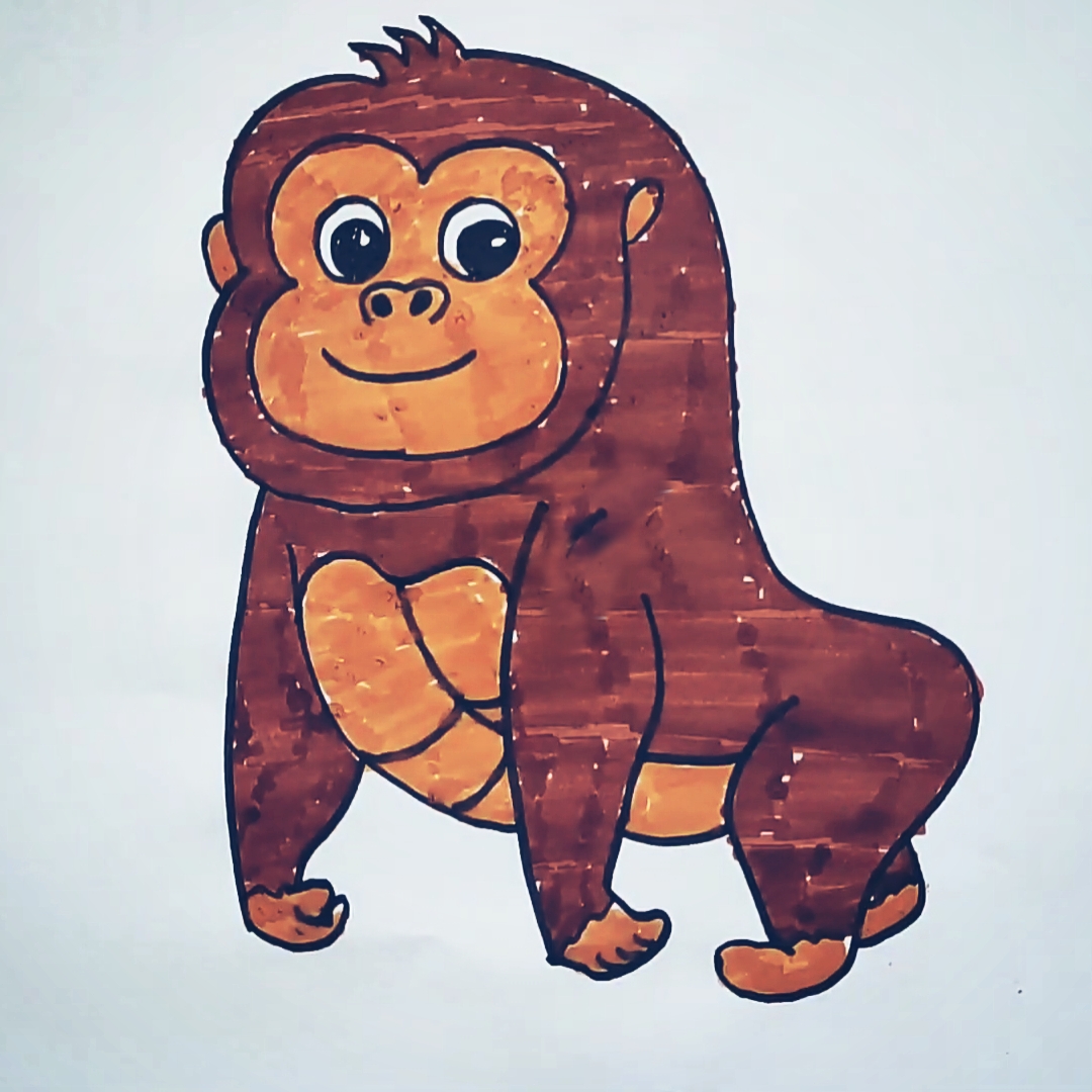 You are currently viewing Beautiful Gorilla Drawing for Kids in Just 5 Minutes