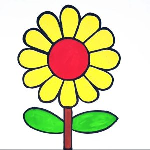 Read more about the article Easy Sunflower Drawing in Just 2 Minutes