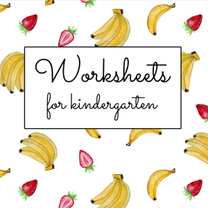 Worksheets For Kindergarten