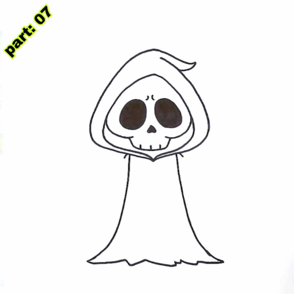 Cute Ghost Drawing