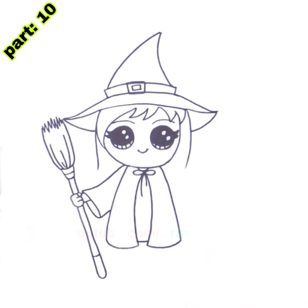 Witch Drawing