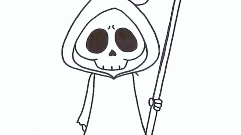 Cute Ghost Drawing