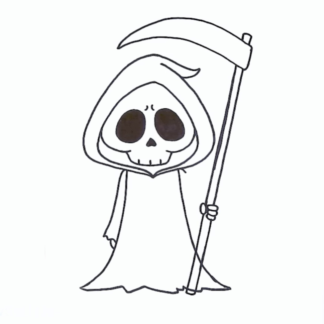 Read more about the article Easy Cute Ghost Drawing in Under 4 Minutes