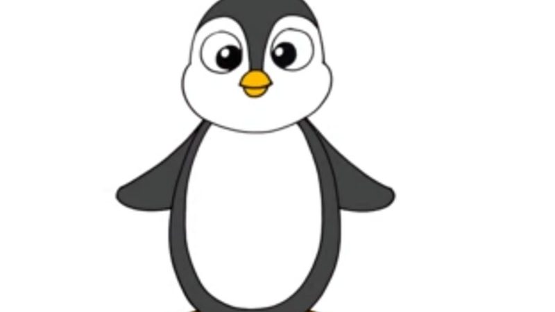 Simple Penguin Drawing