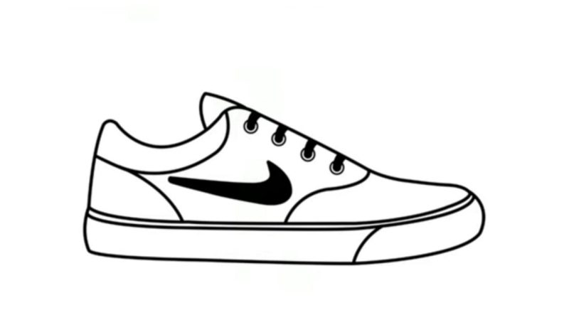 Nike Shoe Drawing