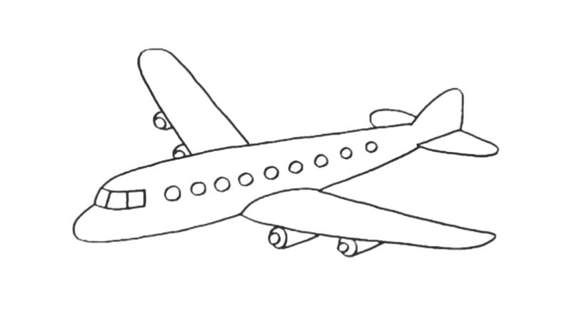 Airplane Drawing