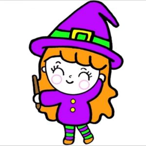 Read more about the article Easy Witch Drawing for Kids in Just 5 Minutes