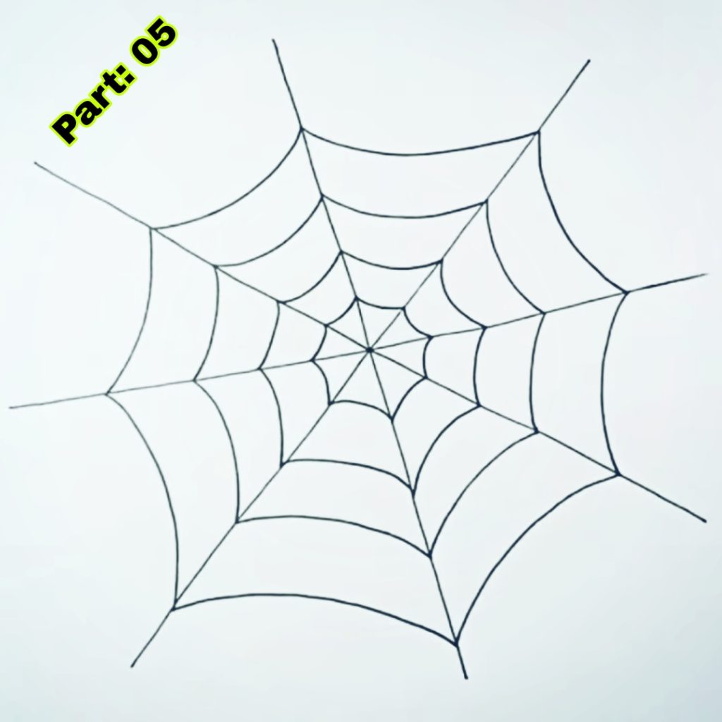 Spider Web Drawing