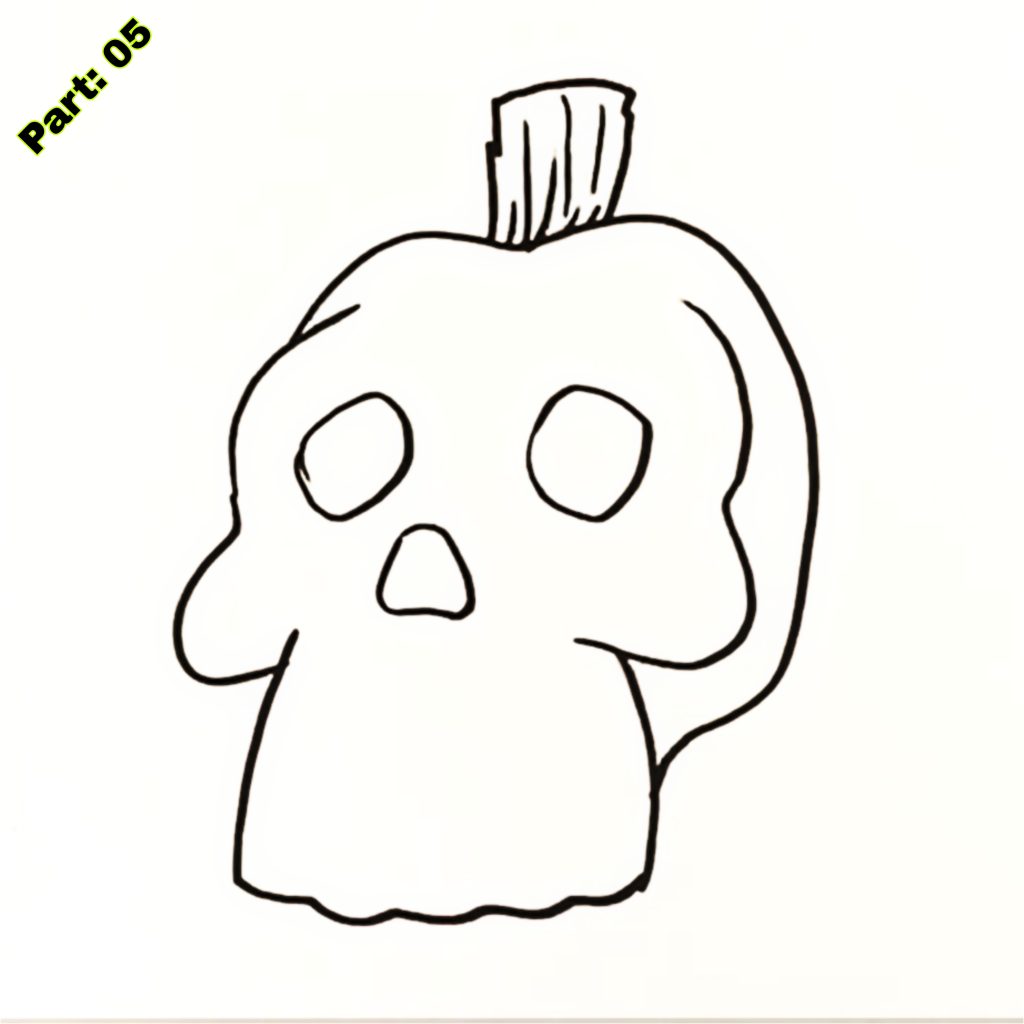 Pumpkin skull