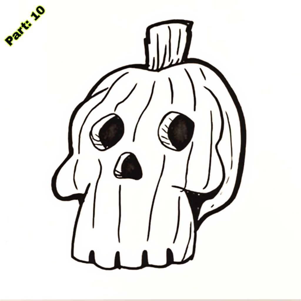 Pumpkin skull