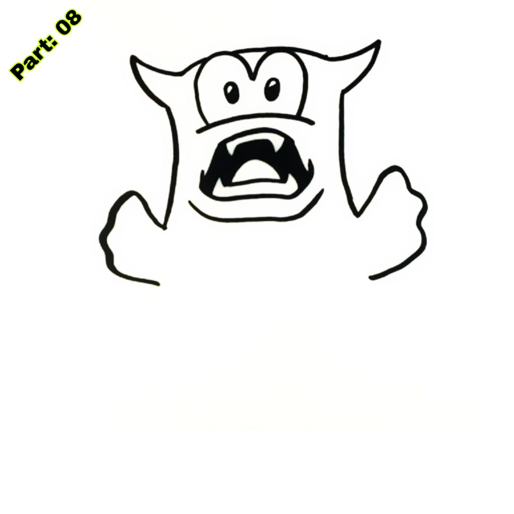 Easy Monster Drawing