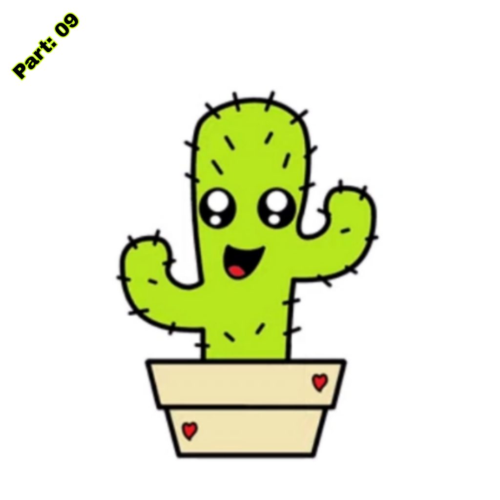 Easy Cactus Drawing