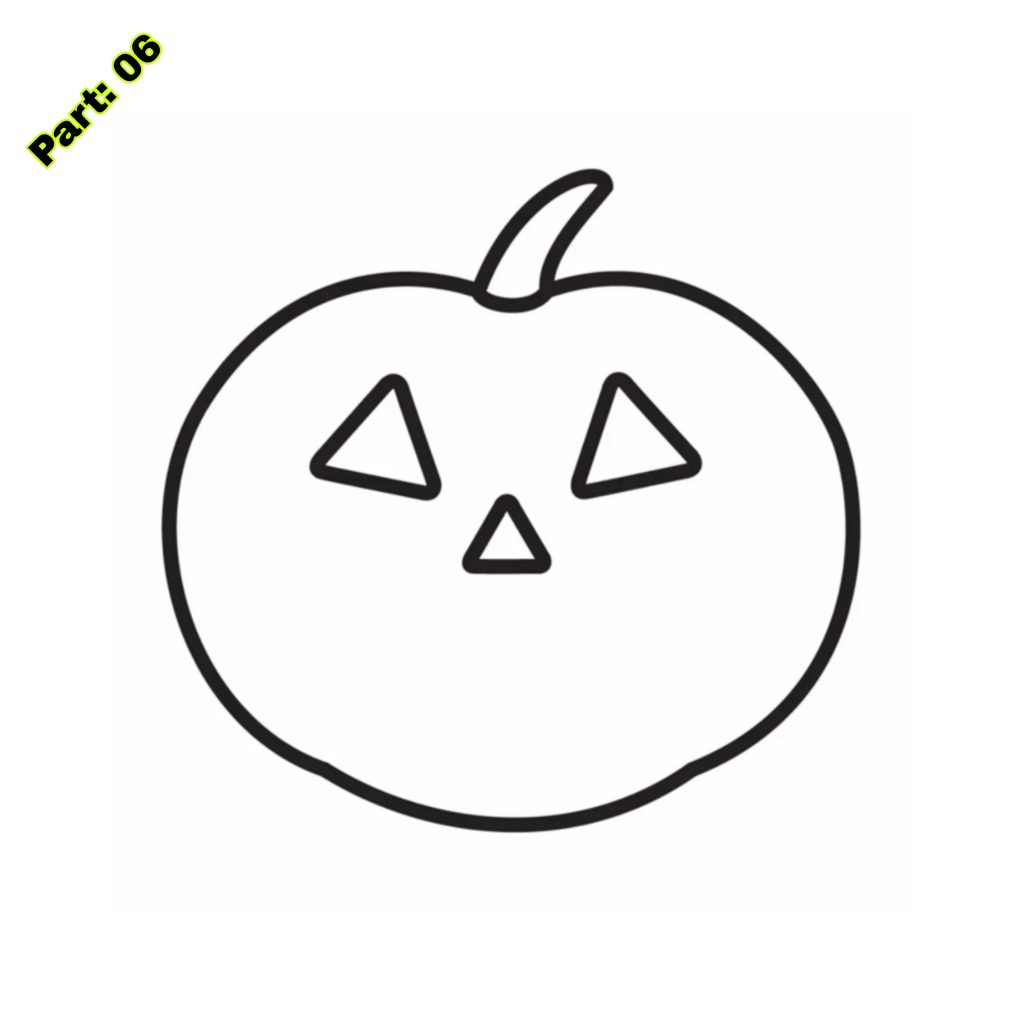 Simple Pumpkin Drawing