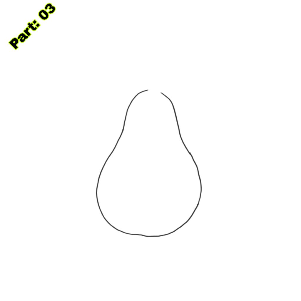 Pear Drawing