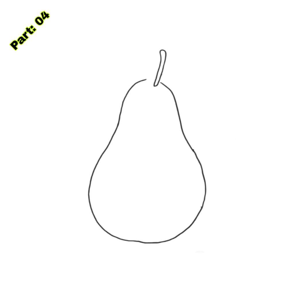 Pear Drawing